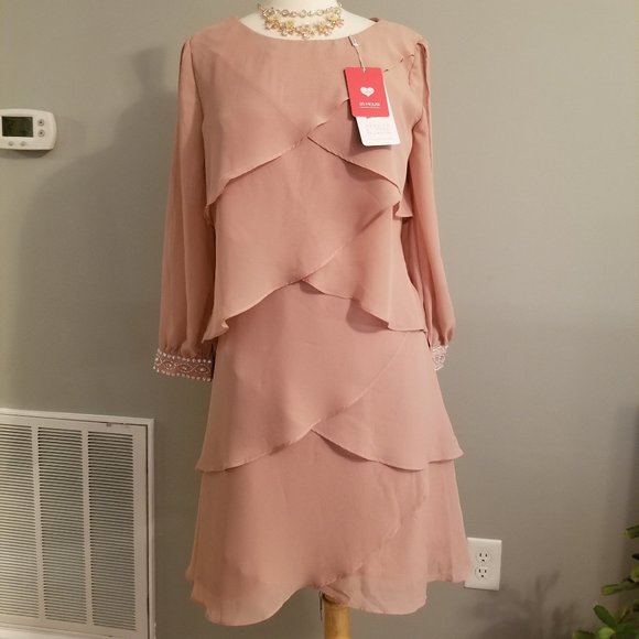JJs House Dresses & Skirts - JJ's House A-Line Asymmetrical Chiffon Dress